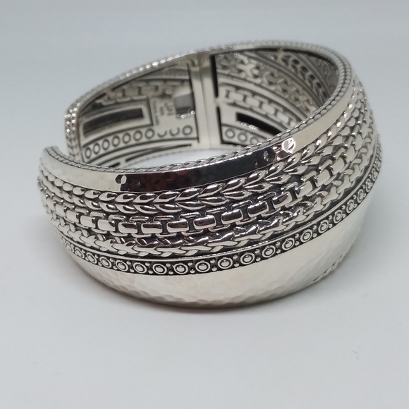 JAI by John Hardy 86.3 gram Solid Sterling Silver Cuff Bracelet - Picture 4 of 12